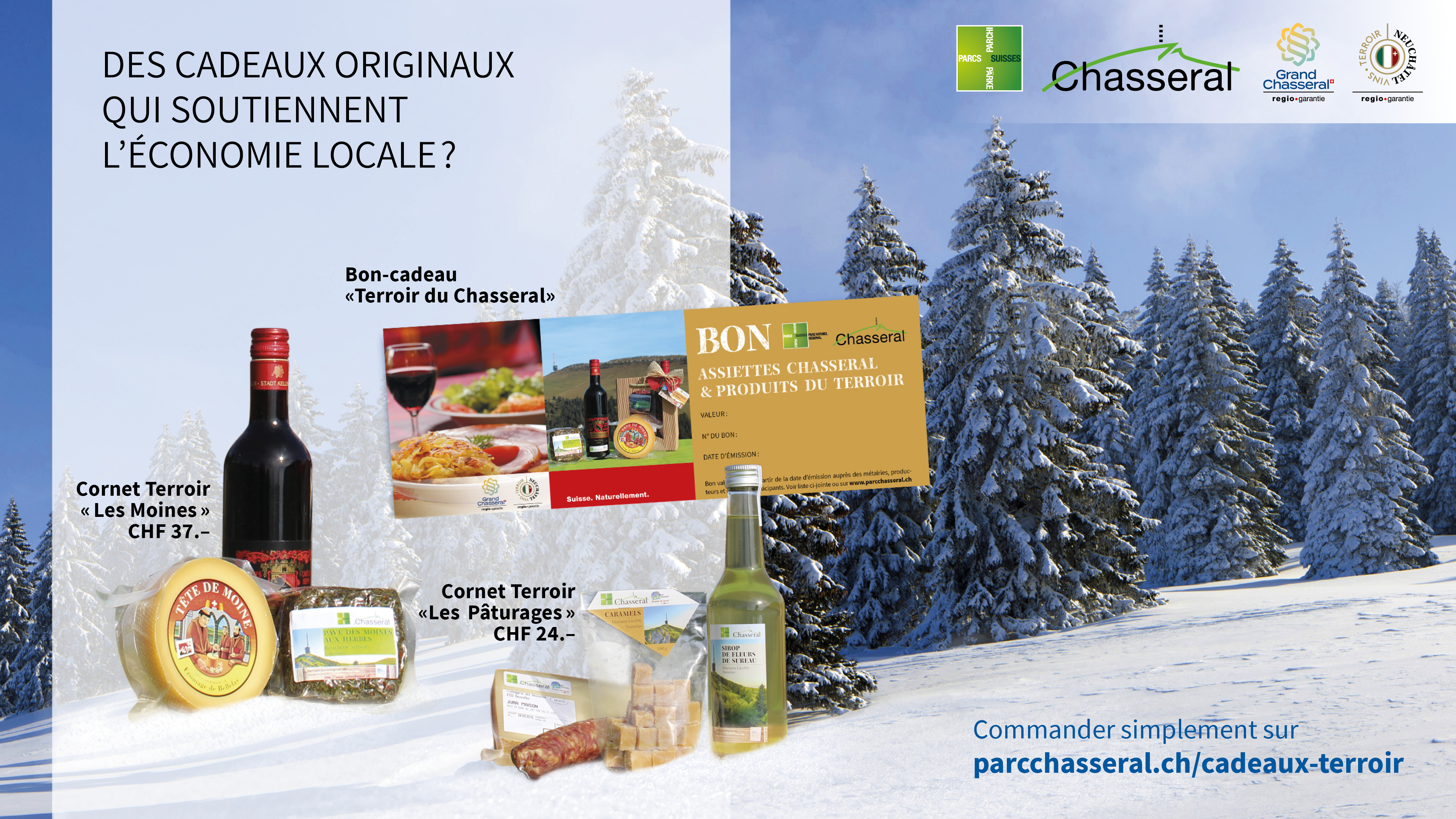 Weihnachtsgeschenke, zu 100 % aus der Region