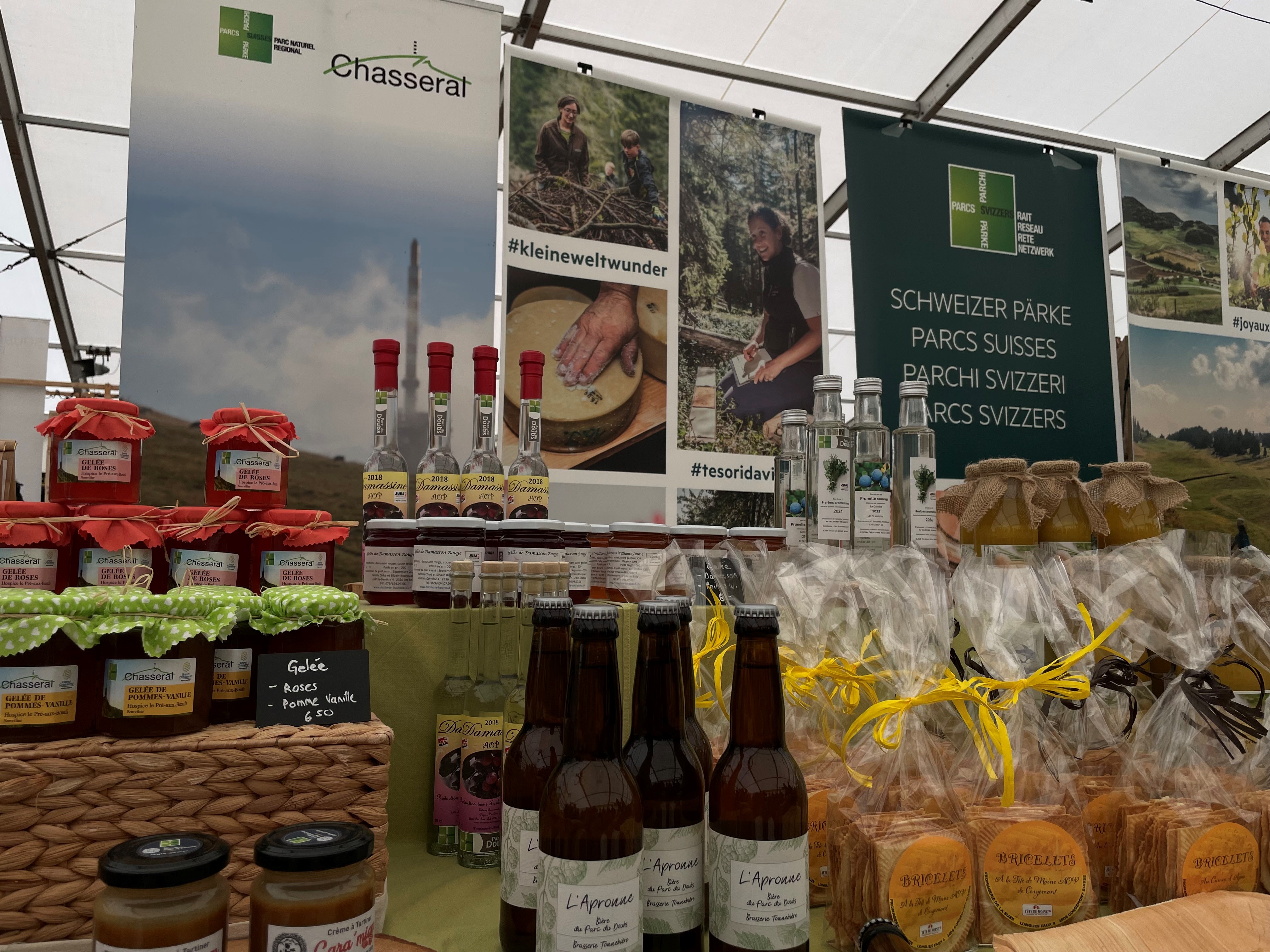 Félicitations aux producteurs labélisés du Parc régional Chasseral pour leurs médailles au Festival Terroir Suisse !