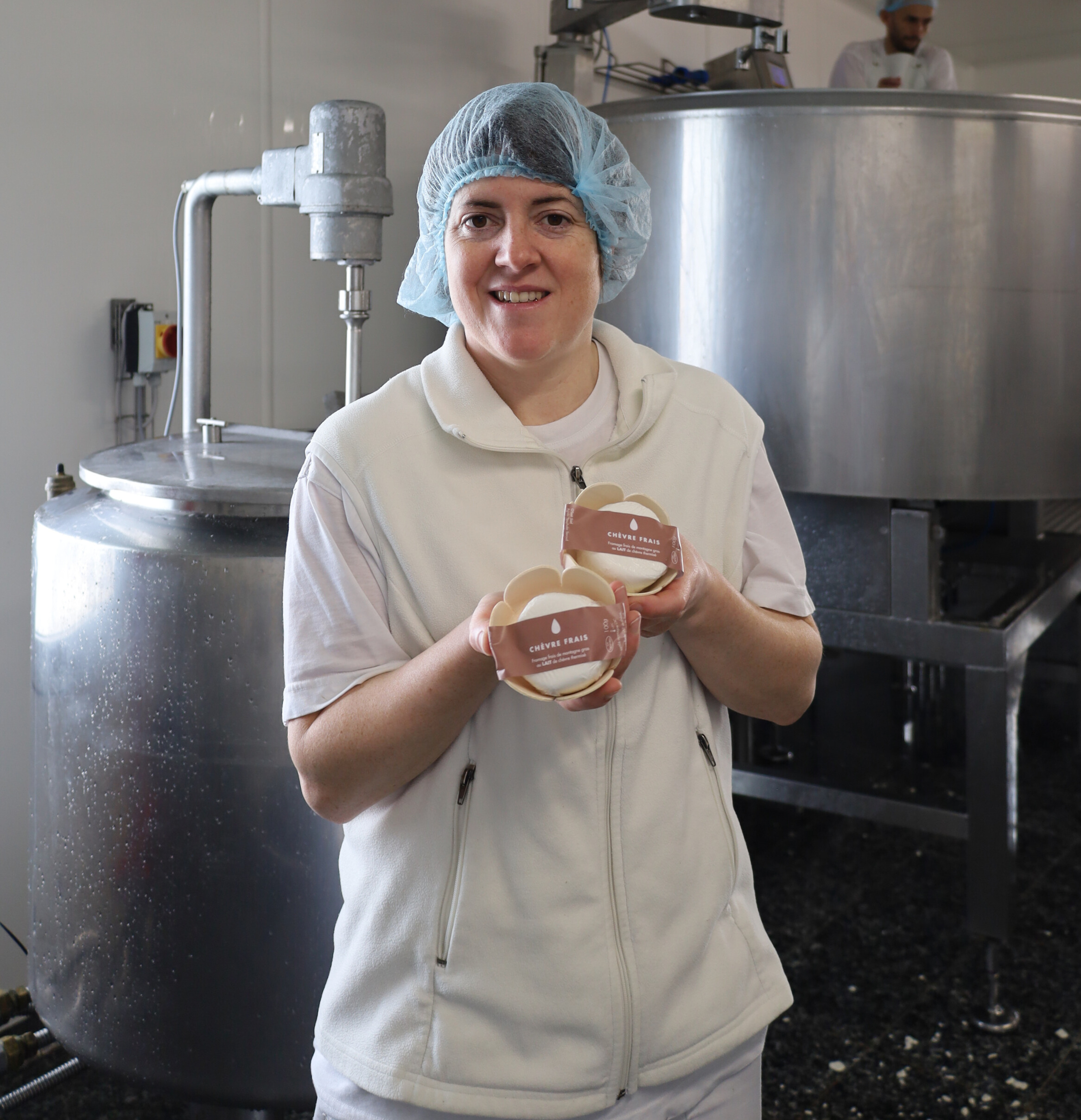 Ziegenfrischkäse aus der Käserei O'Lait in Saint-Imier