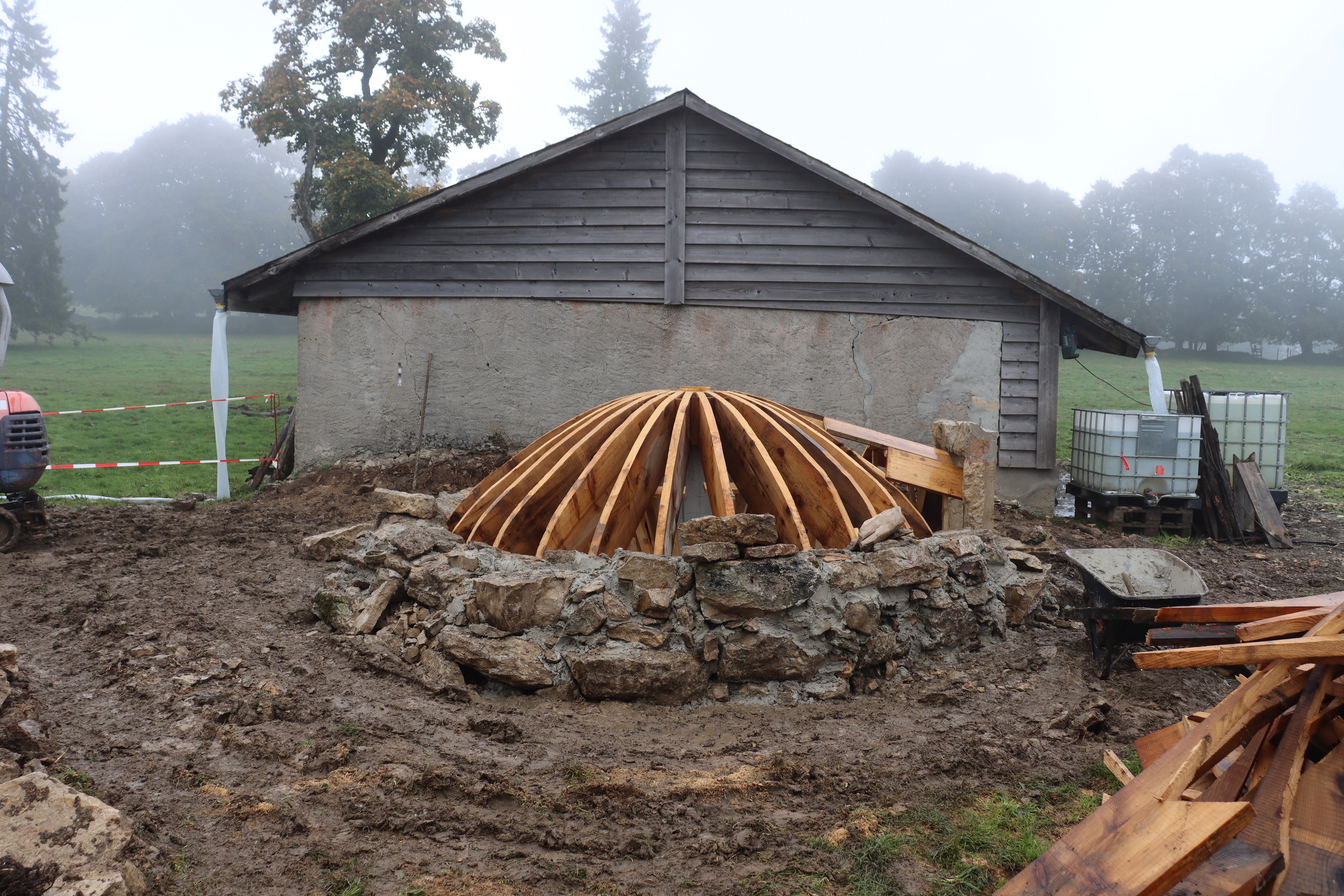 Erste Zisterne in Courtelary restauriert